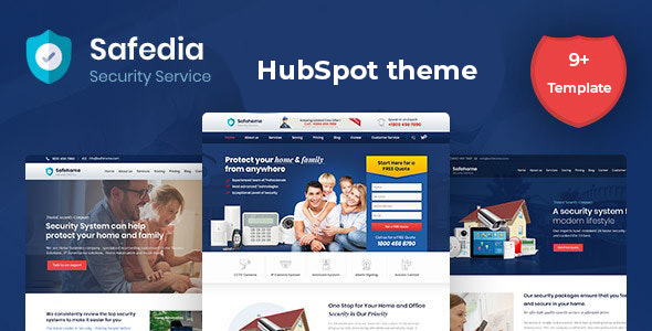 Safedia- Home Security HubSpot Theme