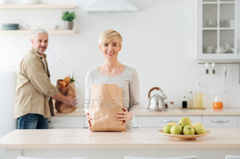 Family grocery shopping online. Return at home after market or grocery / Photodune, Misc