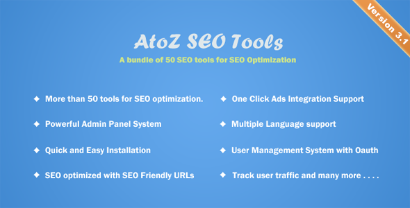 AtoZ SEO Tools - Narzędzia do optymalizacji wyszukiwarek