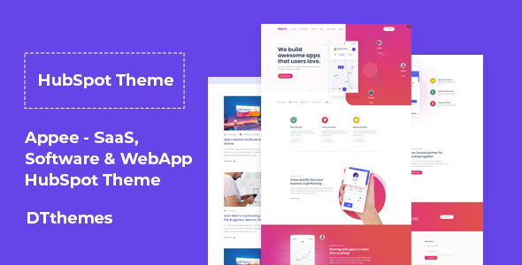 Appee - SaaS, Software & WebApp HubSpot Theme