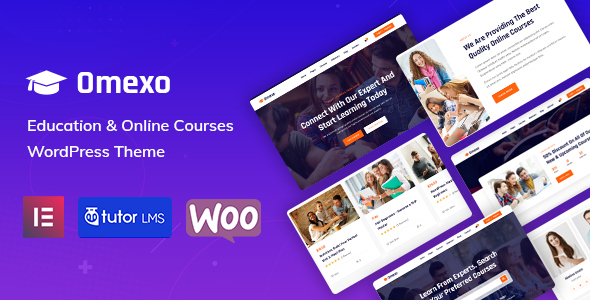 Omexo - Education Online Courses WordPress Theme / Themeforest, Wordpress, Education