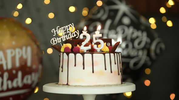 25th Birthday Cake