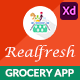 Realfresh - adobe XD mobile application - ThemeForest Item for Sale