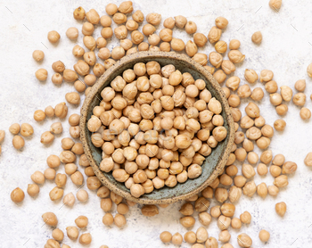 Bowl of raw dry chickpea / Photodune, Misc