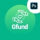 Gfund – Charity Donation Mobile App UI Template - GraphicRiver Item for Sale
