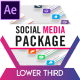 Social Media Lower Thirds Package - VideoHive Item for Sale