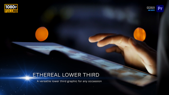 Ethereal Lower Thirds | MOGRT for Premiere Pro