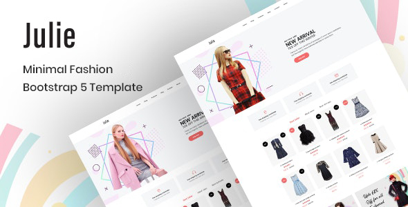 Julie – Minimal Fashion Bootstrap 5 Template