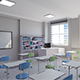 School Library Interior Design Collection 02 - 3DOcean Item for Sale