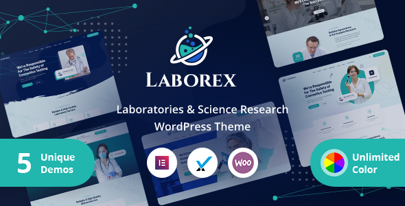 Laborex – Laboratory & Research WordPress Theme