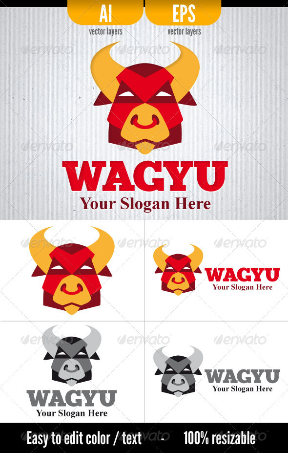 Wagyu - Logo Template