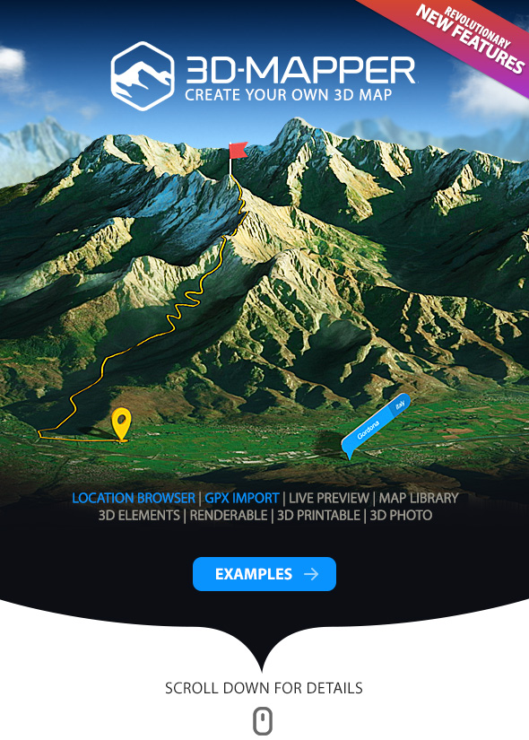 3D Map Generator - 3D Mapper - Photoshop Plug-in