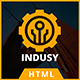 Indusy - Industrial & Factory Solutions HTML Template - ThemeForest Item for Sale