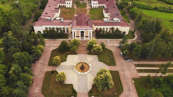 Aerial View Tskaltubo Bath Spring 6  In Georgia