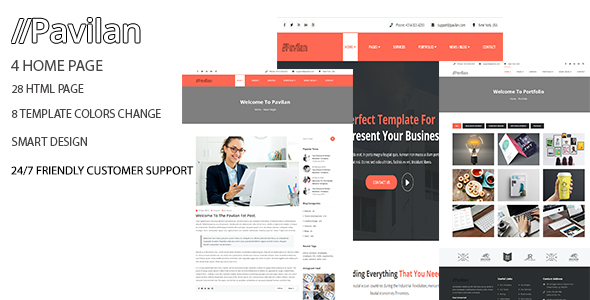 Pavilan - Business & Consulting HTML5 Template