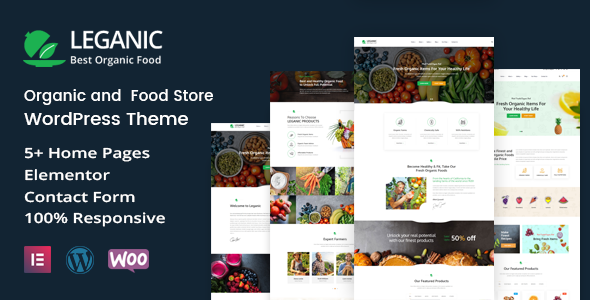 Leganic – Organic and Food Store WordPress Theme