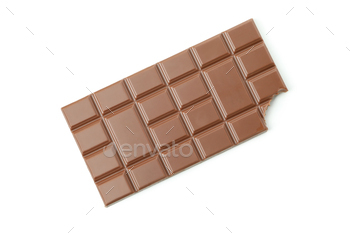 Tasty chocolate bar isolated on white background / Photodune, Misc