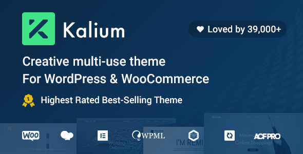 Тема WordPress Kalium - Creative Theme for Professionals