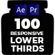 Responsive Lower Thirds - VideoHive Item for Sale