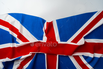 Photo of rippled flag of Great Britain / Photodune, Misc