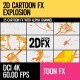 2D Cartoon FX (Explosion Set 11) - VideoHive Item for Sale