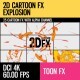 2D Cartoon FX (Explosion Set 15) - VideoHive Item for Sale