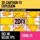 2D Cartoon FX (Explosion Set 16) - VideoHive Item for Sale