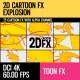 2D Cartoon FX (Explosion Set 17) - VideoHive Item for Sale