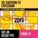 2D Cartoon FX (Explosion Set 18) - VideoHive Item for Sale