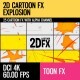 2D Cartoon FX (Explosion Set 21) - VideoHive Item for Sale
