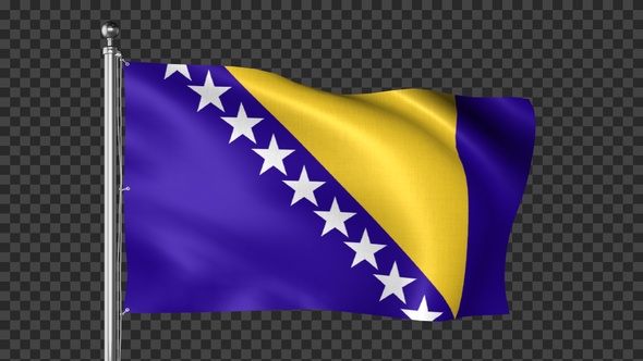 Bosnia And Herzegovina Flag