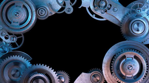 Gear Frame With Alpha Channel 2