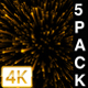 Golden Startail Background 4K - VideoHive Item for Sale