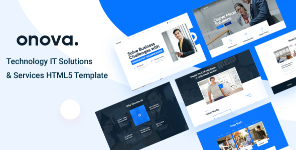 Onova - Technology IT Solutions & Services HTML5 Template