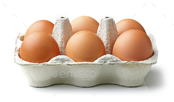 brown chicken eggs / Photodune, Misc
