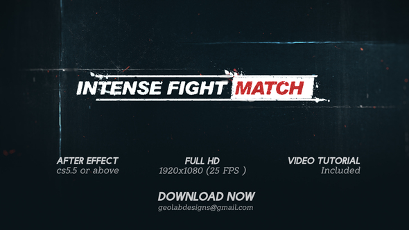 Intense Fights Match Trailer  l  MMA Fights Opener   l  Sports Fights Trailer  l  Boxing Intro
