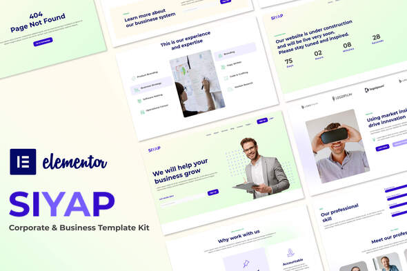 Siyap - Corporate & Business Elementor Template Kit