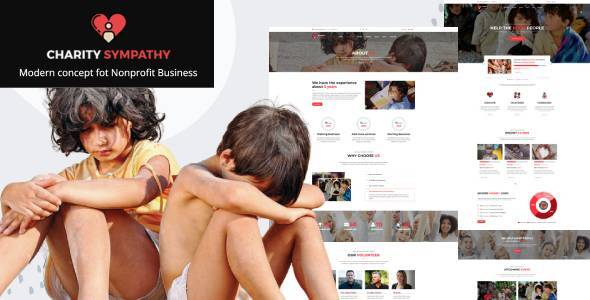 Charity sympathy - Nonprofit Charity HubSpot Theme