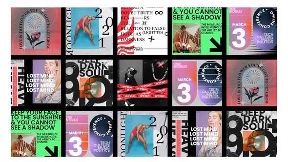 Typography abstract post alt