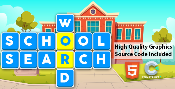 School Word Search for Kids