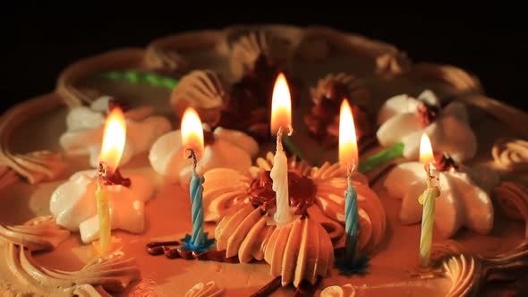 Birthday Candles On Cake