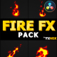 Cartoon Fire Elements | DaVinci Resolve - VideoHive Item for Sale