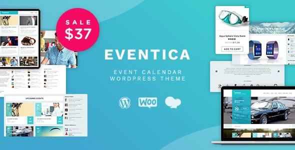 Eventica - Kalendarz wydarzeń i motyw e-commerce WordPress