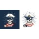 Captain Skull Head with Pipe  Retro Logo - GraphicRiver Item for Sale
