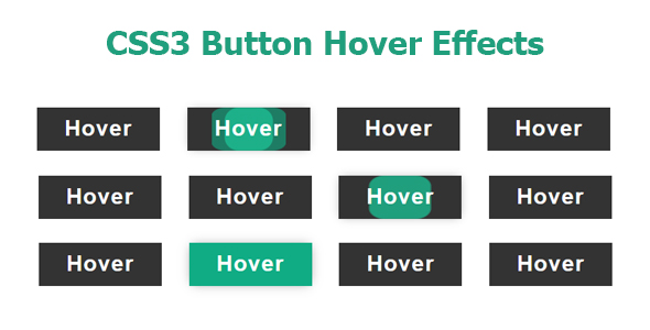 CSS3 Button Hover Effects