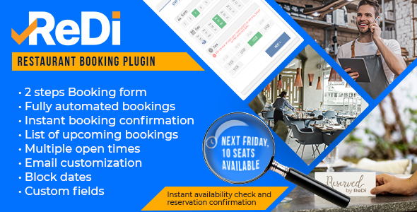 Introducing ReDi Restaurant Booking: The Essential WordPress Plugin for Seamless Reservations