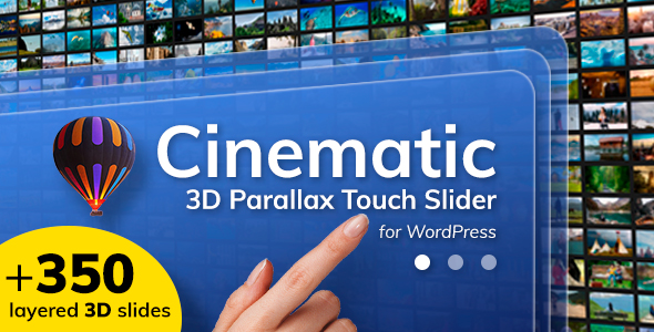 Cinematic 3D Parallax Touch Slider for WordPress v1.4