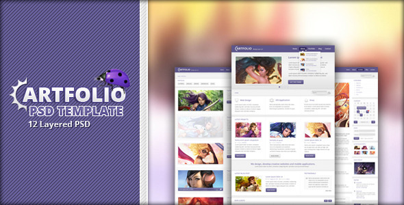 Artfolio - PSD Template