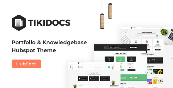 Tikidocs - Portfolio & Knowledgebase Hubspot Theme