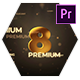 Gold Countdown Intro - Premiere Pro - VideoHive Item for Sale
